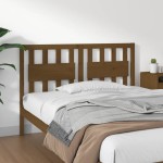 vidaXL Tăblie de pat, maro miere, 145,5x4x100 cm, lemn masiv de pin vidaXL Tăblie de pat, maro miere, 145,5x4x100 cm, lemn masiv de pin