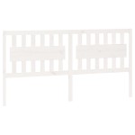 vidaXL Tăblie de pat, alb, 185,5x4x100 cm, lemn masiv de pin