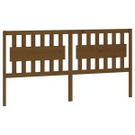 vidaXL Tăblie de pat, maro miere, 185,5x4x100 cm, lemn masiv de pin