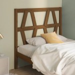 vidaXL Tăblie de pat, maro miere, 96x4x100 cm, lemn masiv de pin vidaXL Tăblie de pat, maro miere, 96x4x100 cm, lemn masiv de pin