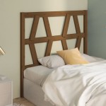 vidaXL Tăblie de pat, maro miere, 96x4x100 cm, lemn masiv de pin vidaXL Tăblie de pat, maro miere, 96x4x100 cm, lemn masiv de pin