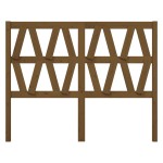vidaXL Tăblie de pat, maro miere, 126x4x100 cm, lemn masiv de pin vidaXL Tăblie de pat, maro miere, 126x4x100 cm, lemn masiv de pin