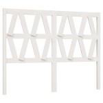vidaXL Tăblie de pat, alb, 141x4x100 cm, lemn masiv de pin