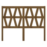 vidaXL Tăblie de pat, maro miere, 146x4x100 cm, lemn masiv de pin