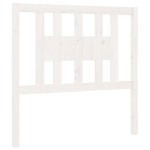 vidaXL Tăblie de pat, alb, 96x4x100 cm, lemn masiv de pin