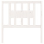 vidaXL Tăblie de pat, alb, 96x4x100 cm, lemn masiv de pin