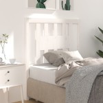 vidaXL Tăblie de pat, alb, 96x4x100 cm, lemn masiv de pin