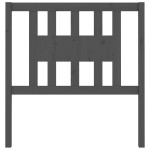 vidaXL Tăblie de pat, gri, 96x4x100 cm, lemn masiv de pin vidaXL Tăblie de pat, gri, 96x4x100 cm, lemn masiv de pin