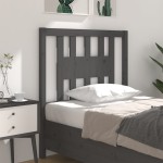 vidaXL Tăblie de pat, gri, 106x4x100 cm, lemn masiv de pin vidaXL Tăblie de pat, gri, 106x4x100 cm, lemn masiv de pin