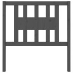 vidaXL Tăblie de pat, gri, 106x4x100 cm, lemn masiv de pin vidaXL Tăblie de pat, gri, 106x4x100 cm, lemn masiv de pin