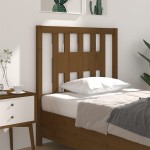 vidaXL Tăblie de pat, maro miere, 106x4x100 cm, lemn masiv de pin vidaXL Tăblie de pat, maro miere, 106x4x100 cm, lemn masiv de pin