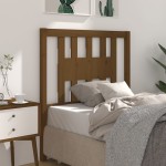 vidaXL Tăblie de pat, maro miere, 106x4x100 cm, lemn masiv de pin vidaXL Tăblie de pat, maro miere, 106x4x100 cm, lemn masiv de pin