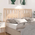vidaXL Tăblie de pat, 126x4x100 cm, lemn masiv de pin