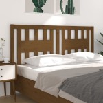 vidaXL Tăblie de pat, maro miere, 126x4x100 cm, lemn masiv de pin vidaXL Tăblie de pat, maro miere, 126x4x100 cm, lemn masiv de pin