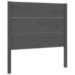 vidaXL Tăblie de pat, gri, 81x4x100 cm, lemn masiv de pin