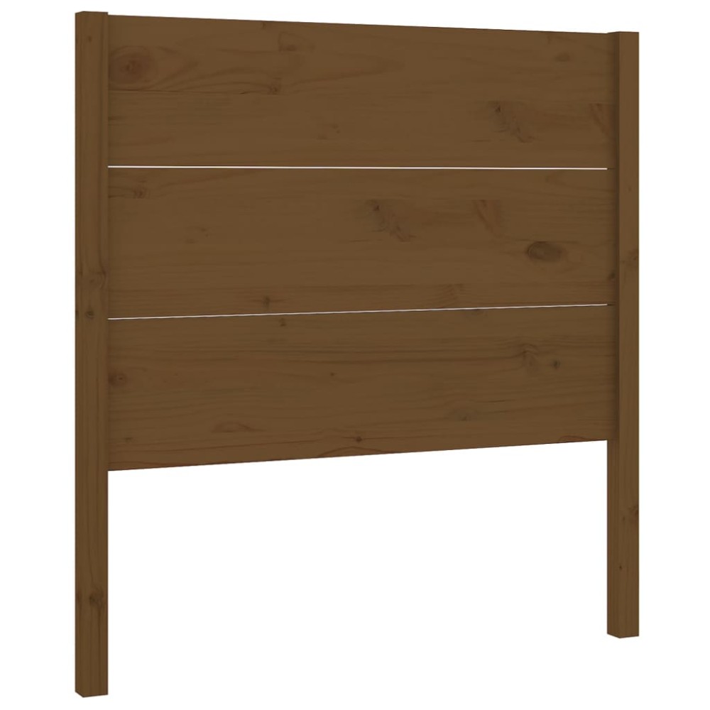 vidaXL Tăblie de pat, maro miere, 81x4x100 cm, lemn masiv de pin
