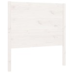 vidaXL Tăblie de pat, alb, 106x4x100 cm, lemn masiv de pin