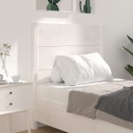 vidaXL Tăblie de pat, alb, 106x4x100 cm, lemn masiv de pin