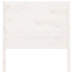 vidaXL Tăblie de pat, alb, 106x4x100 cm, lemn masiv de pin