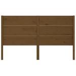vidaXL Tăblie de pat, maro miere, 126x4x100 cm, lemn masiv de pin vidaXL Tăblie de pat, maro miere, 126x4x100 cm, lemn masiv de pin