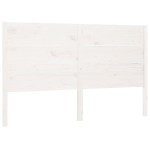 vidaXL Tăblie de pat, alb, 146x4x100 cm, lemn masiv de pin vidaXL Tăblie de pat, alb, 146x4x100 cm, lemn masiv de pin