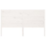 vidaXL Tăblie de pat, alb, 156x4x100 cm, lemn masiv de pin