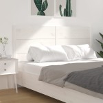 vidaXL Tăblie de pat, alb, 156x4x100 cm, lemn masiv de pin