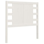 vidaXL Tăblie de pat, alb, 81x4x100 cm, lemn masiv de pin vidaXL Tăblie de pat, alb, 81x4x100 cm, lemn masiv de pin
