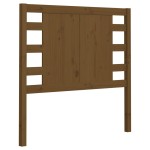 vidaXL Tăblie de pat, maro miere, 81x4x100 cm, lemn masiv de pin