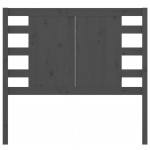 vidaXL Tăblie de pat, gri, 96x4x100 cm, lemn masiv de pin