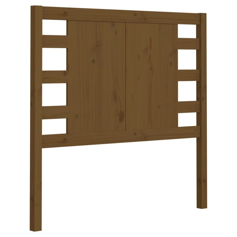 vidaXL Tăblie de pat, maro miere, 96x4x100 cm, lemn masiv de pin