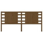 vidaXL Tăblie de pat, maro miere, 126x4x100 cm, lemn masiv de pin vidaXL Tăblie de pat, maro miere, 126x4x100 cm, lemn masiv de pin