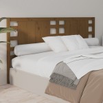 vidaXL Tăblie de pat, maro miere, 126x4x100 cm, lemn masiv de pin vidaXL Tăblie de pat, maro miere, 126x4x100 cm, lemn masiv de pin