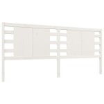 vidaXL Tăblie de pat, alb, 206x4x100 cm, lemn masiv de pin vidaXL Tăblie de pat, alb, 206x4x100 cm, lemn masiv de pin