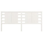 vidaXL Tăblie de pat, alb, 206x4x100 cm, lemn masiv de pin vidaXL Tăblie de pat, alb, 206x4x100 cm, lemn masiv de pin