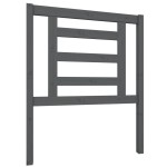 vidaXL Tăblie de pat, gri, 81x4x100 cm, lemn masiv de pin