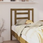 vidaXL Tăblie de pat, maro miere, 81x4x100 cm, lemn masiv de pin