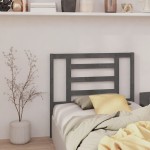 vidaXL Tăblie de pat, gri, 96x4x100 cm, lemn masiv de pin