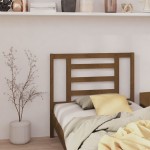vidaXL Tăblie de pat, maro miere, 96x4x100 cm, lemn masiv de pin vidaXL Tăblie de pat, maro miere, 96x4x100 cm, lemn masiv de pin