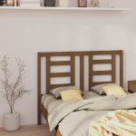 vidaXL Tăblie de pat, maro miere, 141x4x100 cm, lemn masiv de pin vidaXL Tăblie de pat, maro miere, 141x4x100 cm, lemn masiv de pin