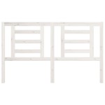 vidaXL Tăblie de pat, alb, 166x4x100 cm, lemn masiv de pin vidaXL Tăblie de pat, alb, 166x4x100 cm, lemn masiv de pin