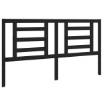 vidaXL Tăblie de pat, negru, 166x4x100 cm, lemn masiv de pin vidaXL Tăblie de pat, negru, 166x4x100 cm, lemn masiv de pin