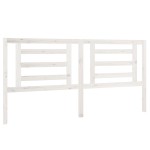 vidaXL Tăblie de pat, alb, 186x4x100 cm, lemn masiv de pin vidaXL Tăblie de pat, alb, 186x4x100 cm, lemn masiv de pin