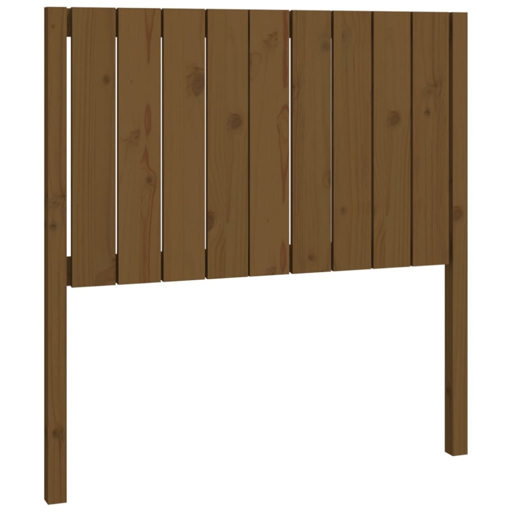 vidaXL Tăblie de pat, maro miere, 95,5x4x100 cm, lemn masiv de pin