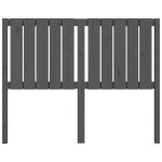 vidaXL Tăblie de pat, gri, 125,5x4x100 cm, lemn masiv de pin vidaXL Tăblie de pat, gri, 125,5x4x100 cm, lemn masiv de pin