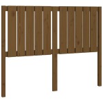 vidaXL Tăblie de pat, maro miere, 125,5x4x100 cm, lemn masiv de pin vidaXL Tăblie de pat, maro miere, 125,5x4x100 cm, lemn masiv de pin