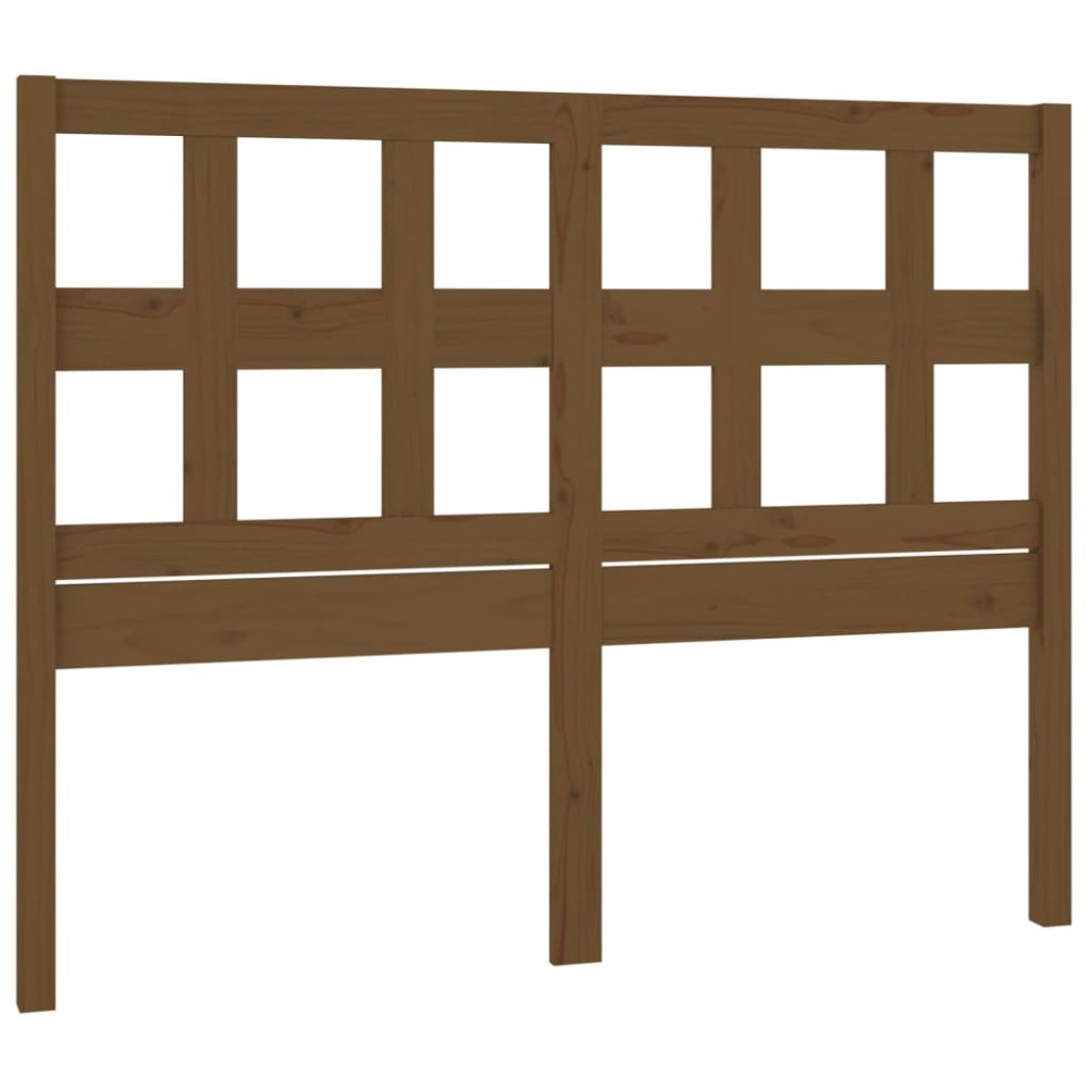 vidaXL Tăblie de pat, maro miere, 145,5x4x100 cm, lemn masiv de pin