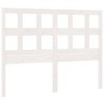 vidaXL Tăblie de pat, alb, 155,5x4x100 cm, lemn masiv de pin vidaXL Tăblie de pat, alb, 155,5x4x100 cm, lemn masiv de pin