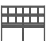 vidaXL Tăblie de pat, gri, 205,5x4x100 cm, lemn masiv de pin