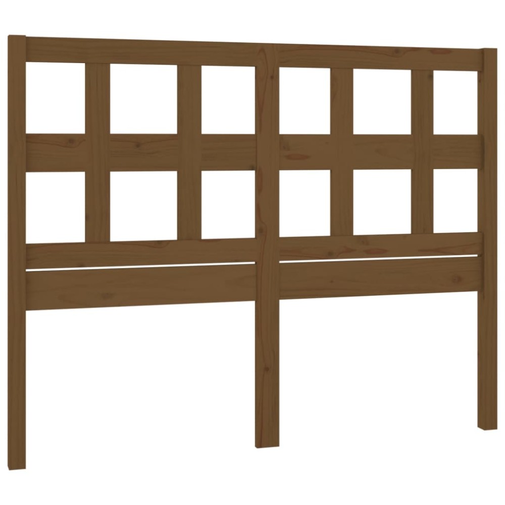 vidaXL Tăblie de pat, maro miere, 205,5x4x100 cm, lemn masiv de pin